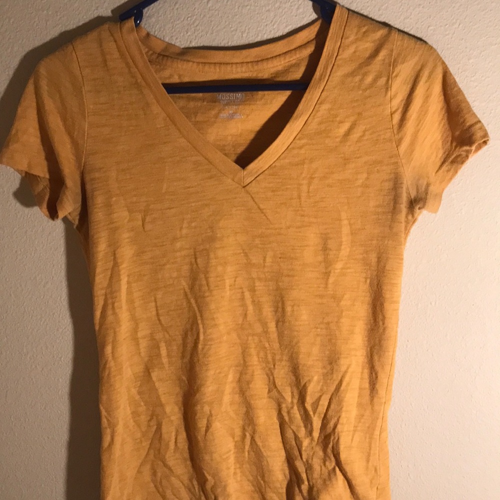 Mossimo Yellow V-Neck